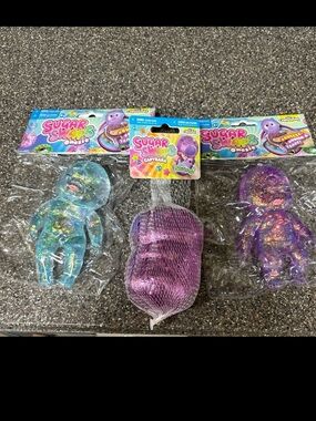 NEW ORB Sugar Swaps Purple and Blue BABY & Purple CAPYBARA Squishy Bundle